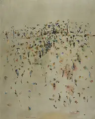Fred Williams, Hillside Landscape No. 1 (1966), 1966, oil on canvas