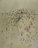 Fred Williams, Hillside Landscape No. 1 (1966), 1966, oil on canvas