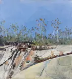 Fred Williams, Wilhelmina Falls I (1979), 1979, oil on canvas