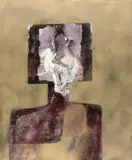 Ned Kelly Head 1964 by Sidney Nolan, 1964, oil and gold paint on card, sold May 2016
