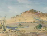 In Summer, Mt Barker by Hans Heysen, watercolour on paper, sold May 2016