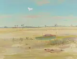 Wimmera Landscape with White Cockatoo (circa 1986) by Arthur Boyd, 1986, oil on canvas, offered May 2016