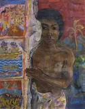 Donald Friend, The Painted Wall (circa 1974)