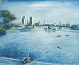 William Dobell, Sydney from Farm Cove (1945)