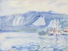 John Russell, Lake Orta, Italy 1910, 1910, watercolour over pencil on paper