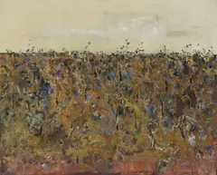 Fred Williams, Lysterfield Landscape (1966), 1966, oil on canvas