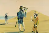 Gray Smith, First Sight of Canberra 1966, 1966, enamel paint on composition board