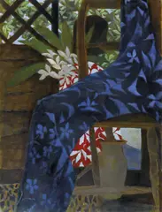 Island Interior by Ray Crooke, oil on canvasboard, offered May 2016