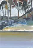 Shoalhaven (1982) by Arthur Boyd, 1982, oil on composition board, sold May 2016