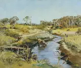Arthur Boyd, Berwick Landscape 1946