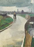 Roland Wakelin, The Wet Road 1924
