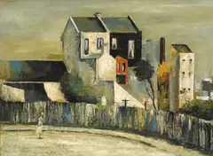 (Study for Feeding the Cats) (1952) by Sali Herman, 1952, oil on canvasboard, sold May 2016