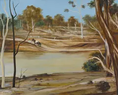 Palmer River (1985) by Ray Crooke, 1985, oil on canvas, offered May 2016