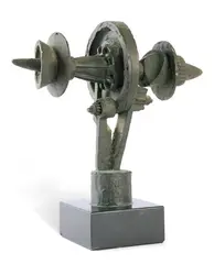 Opus 215 1967 by Robert Klippel, 1967, bronze on black marble base, sold May 2016