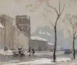 Janet Agnes Cumbrae Stewart, City in Winter