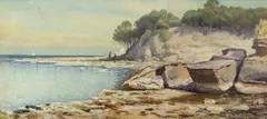 John Mather, (Port Phillip Bay), watercolour on paper