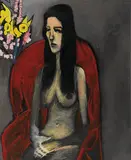 Girl and Still Life by Charles Blackman, oil on canvas, offered Apr 2016