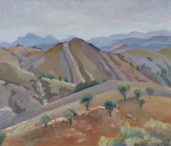 Douglas Dundas, (Landscape) 1972, 1972, oil on canvas