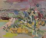 John Passmore, Strawberry Pickers at Rest (circa 1950)