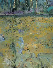 Fred Williams, Afternoon Light, Kew Billabong (1975), 1975, oil on canvas
