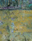 Fred Williams, Afternoon Light, Kew Billabong (1975), 1975, oil on canvas