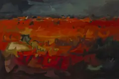 Landscape (1962) by Sam Fullbrook, 1962, oil on canvas, offered Nov 2015