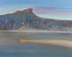 Twilight, Pulpit Rock (circa 1982) by Arthur Boyd, 1982, oil on canvas, sold Nov 2015