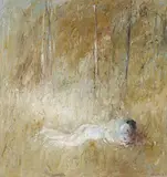 Arthur Boyd, Figures in a Dry Landscape (1969), 1969, oil on canvas