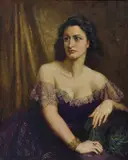 Rosemary Dobson (1949) by Norman Lindsay, 1949, oil on canvas, offered Nov 2015