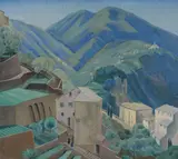 Rah Fizelle, Camogli, Italy (1929), 1929, oil on canvas on composition board