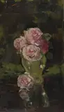 Girolamo P. Nerli, (Roses), oil on cardboard