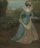 Charles Conder, Lady Ottoline Morrell in a Park (1905)
