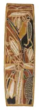 Mick Magani, (Untitled), natural earth pigments on eucalyptus bark