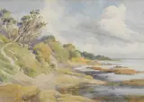 Emma Minnie Boyd, Rickett's Point, watercolour on paper