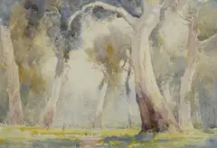 (Landscape) by Penleigh Boyd, watercolour on paper, offered Oct 2015