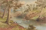 S. T. Gill, (Rowing on the River)
