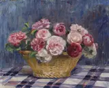 Nora Heysen, (Still Life of Roses in a Basket)