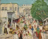 Ethel Carrick, A Market in Kairouan (circa 1920)