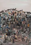 Fred Williams, You Yangs in Winter (1963), 1963, gouache on paper