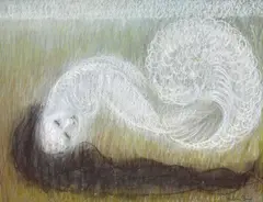 Nautilus (1965) by Arthur Boyd, 1965, pastel on paper, sold Aug 2015