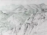 Lloyd Rees, (Delphi) 1966, 1966, watercolour, ink and pencil on paper
