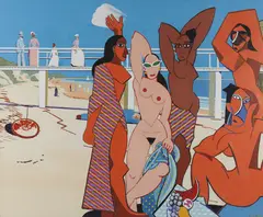 Martin Sharp, The Birth of Venus 1973, 1973, synthetic polymer paint on canvas
