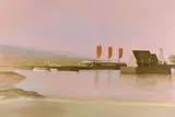 Ray Crooke, Heiau, Kamakahonu, Kona, oil on canvas