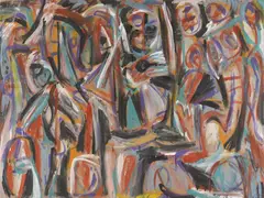 Dick Watkins, Zuni 1976, 1976, synthetic polymer paint on canvas