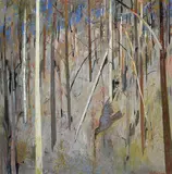 Shoalhaven Landscape by Arthur Boyd, oil on canvas, sold Aug 2015