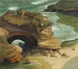 Backbeach Sorrento 2005-2006 by Rick Amor, 2005-2006, oil on canvas, sold Aug 2015