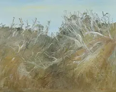 Landscape by Arthur Boyd, oil on board, sold Aug 2015