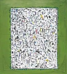 Untitled 1983 by Paul Partos, 1983, oil on canvas, sold Aug 2015