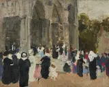 Ethel Carrick, (Nurses and Children) (1910)