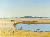 Arthur Boyd, Irrigation Lake, Wimmera (1980)